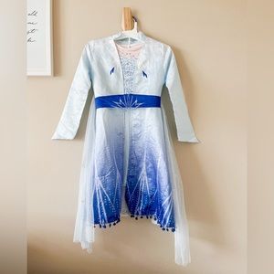 Kids Frozen-Inspired Blue and White Costume